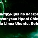 Автозапуск Hpool Chia miner на Linux, Ubuntu Debian